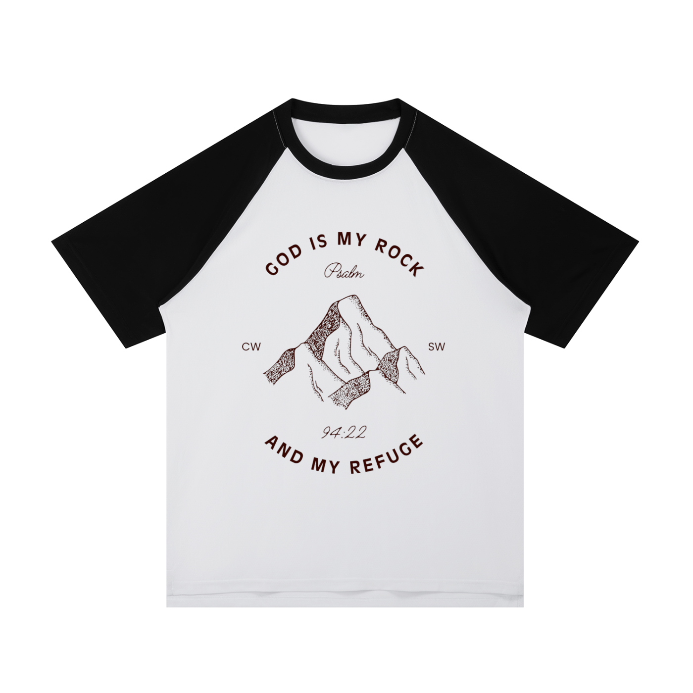 God is my Rock Mesh T-Shirt