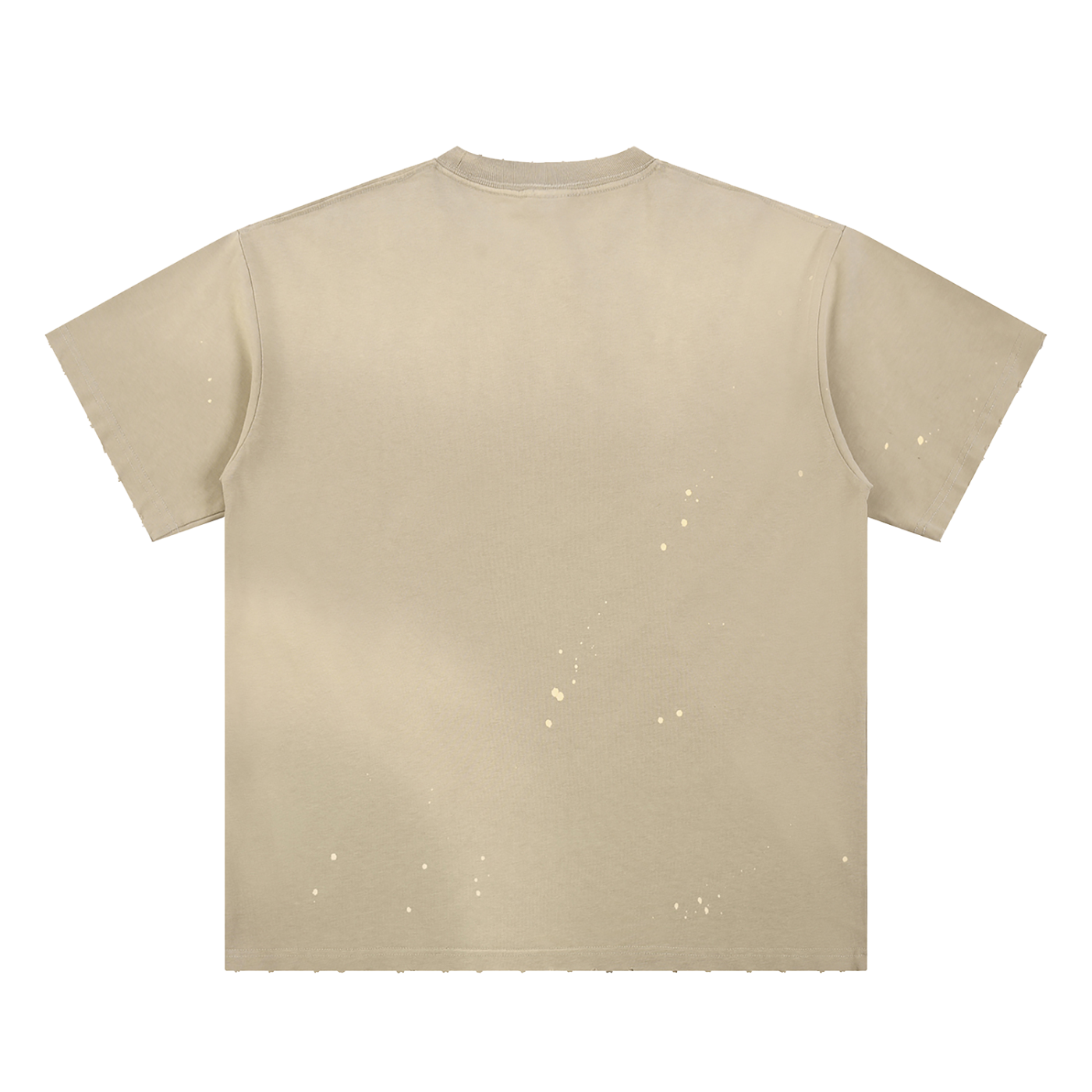 Created to Worship T-Shirt (Hand-Frayed & Sunfade Paint Splatter)