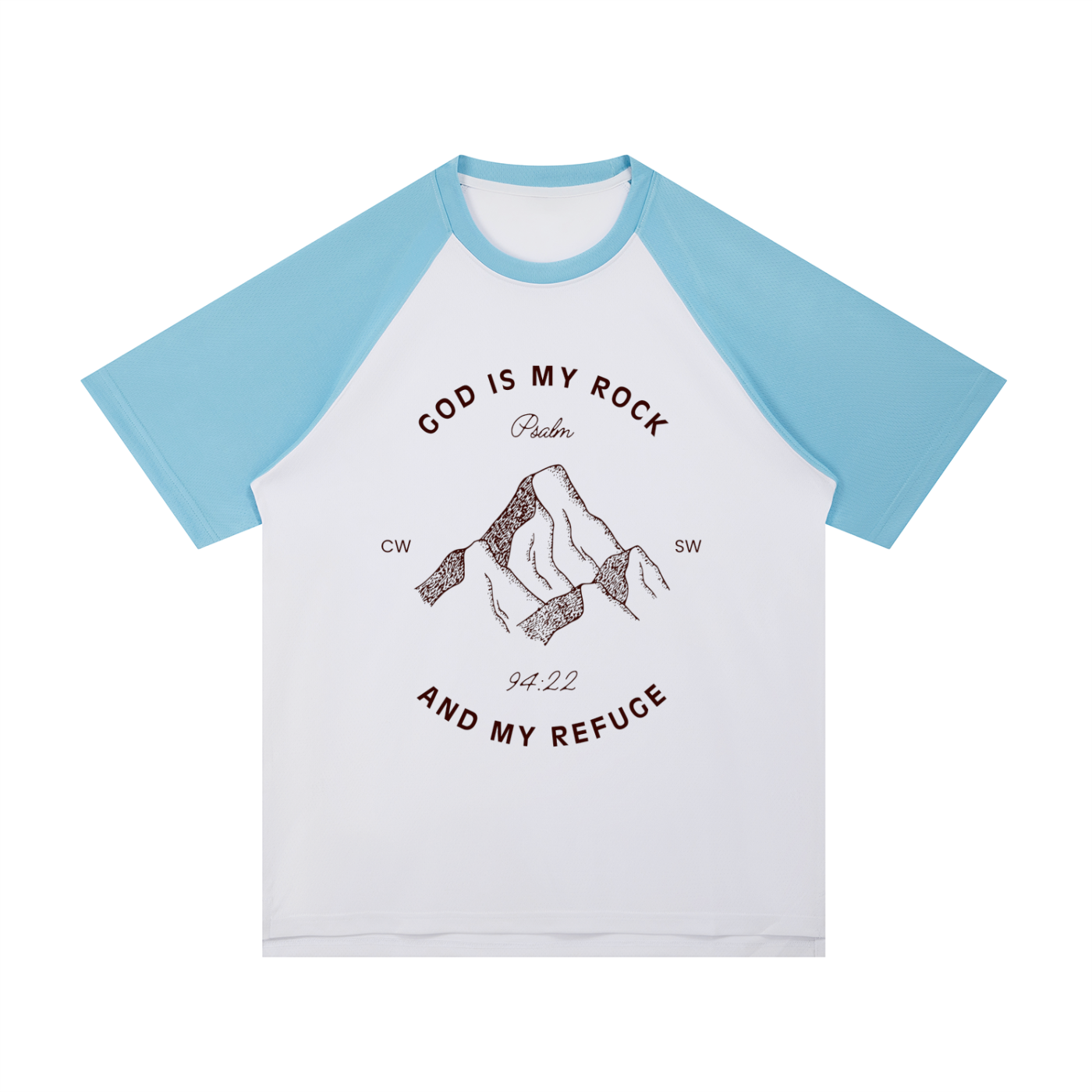God is my Rock Mesh T-Shirt