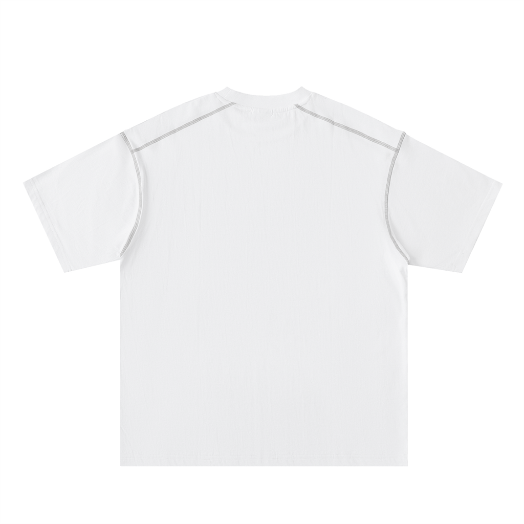 God is my Rock Tshirt (Oversized & Contrast-Stitched)