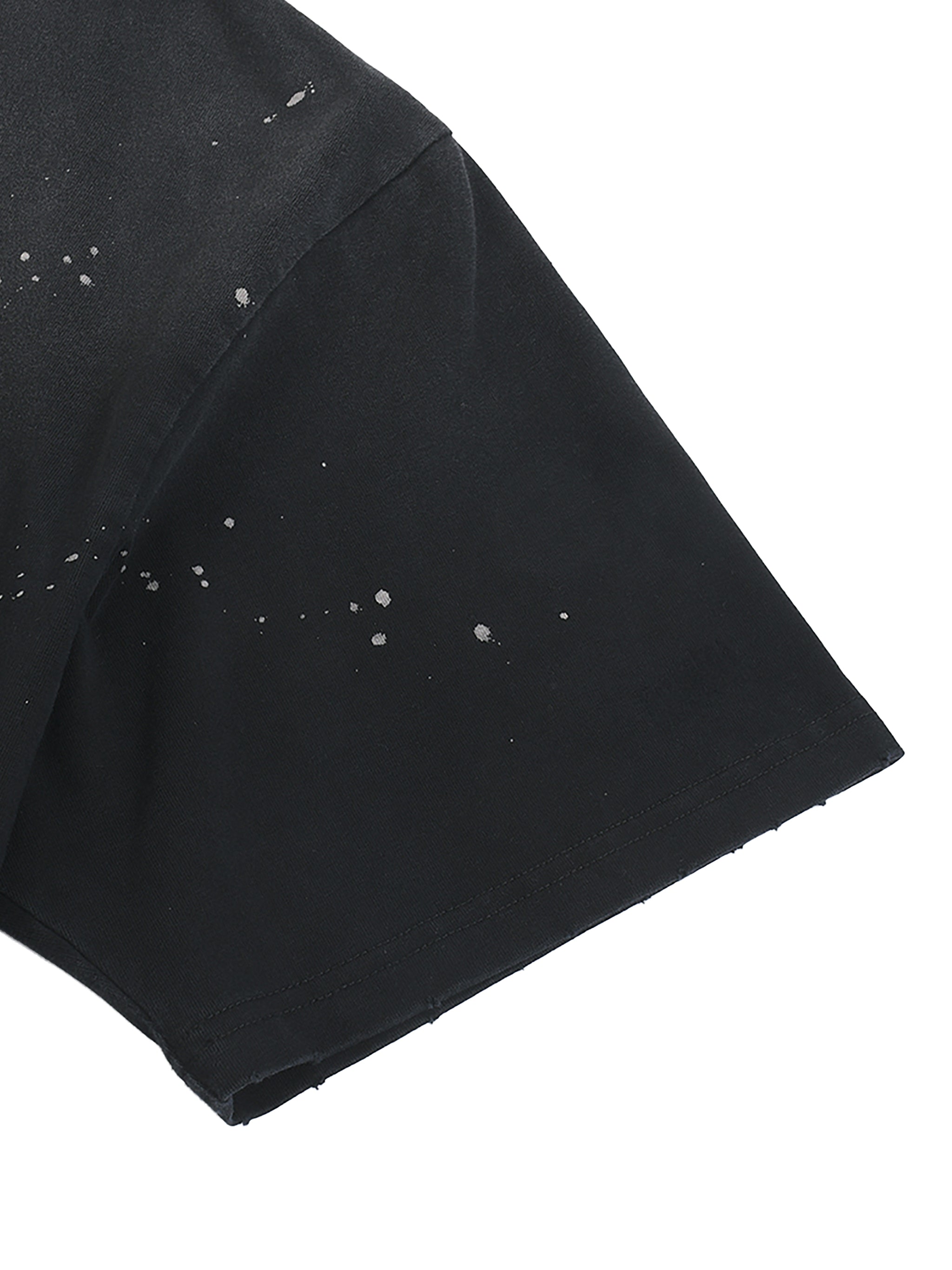Created to Worship T-Shirt (Hand-Frayed & Sunfade Paint Splatter)