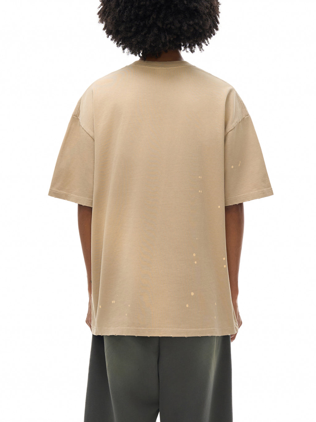 Created to Worship T-Shirt (Hand-Frayed & Sunfade Paint Splatter)