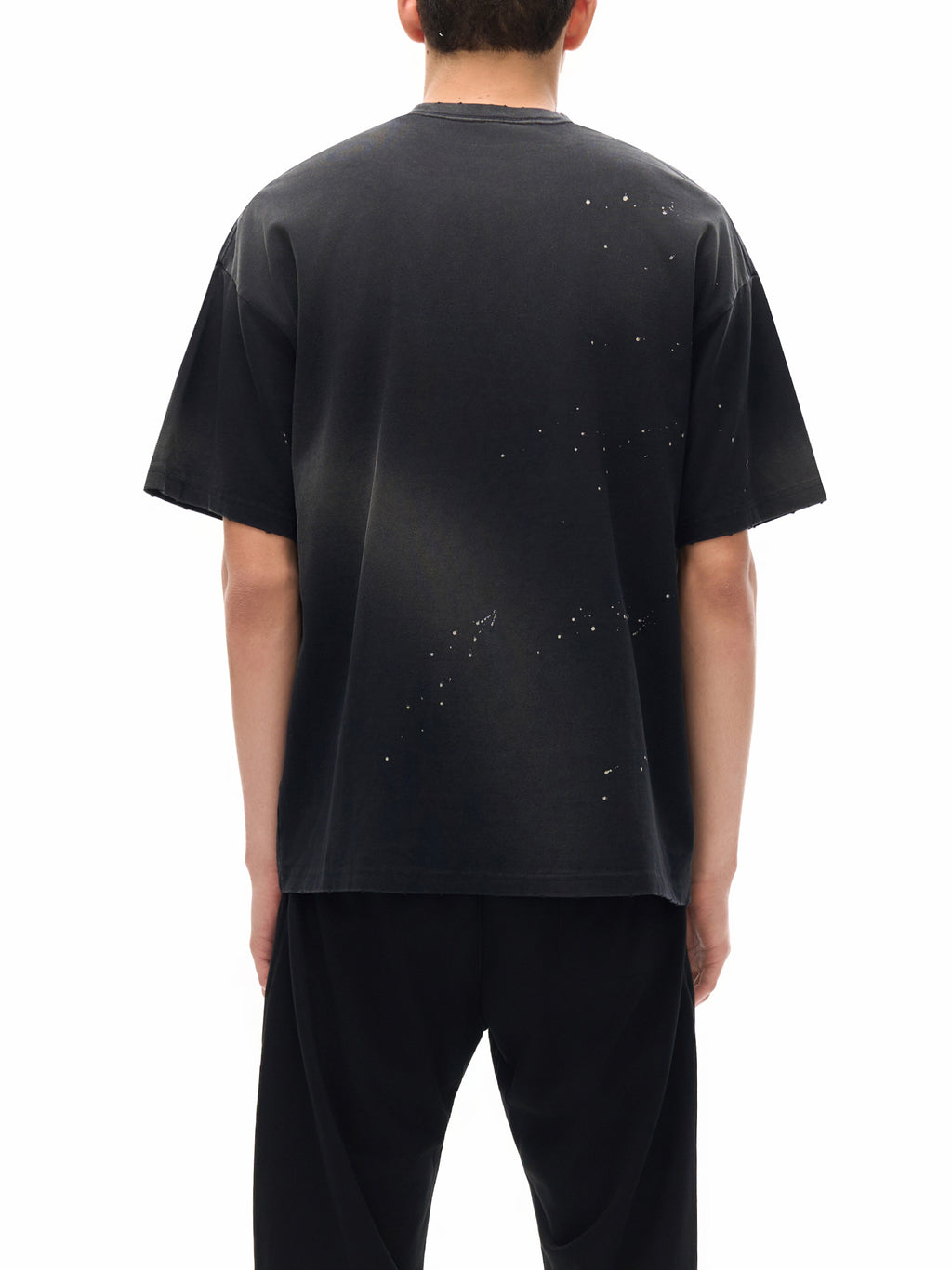 Created to Worship T-Shirt (Hand-Frayed & Sunfade Paint Splatter)