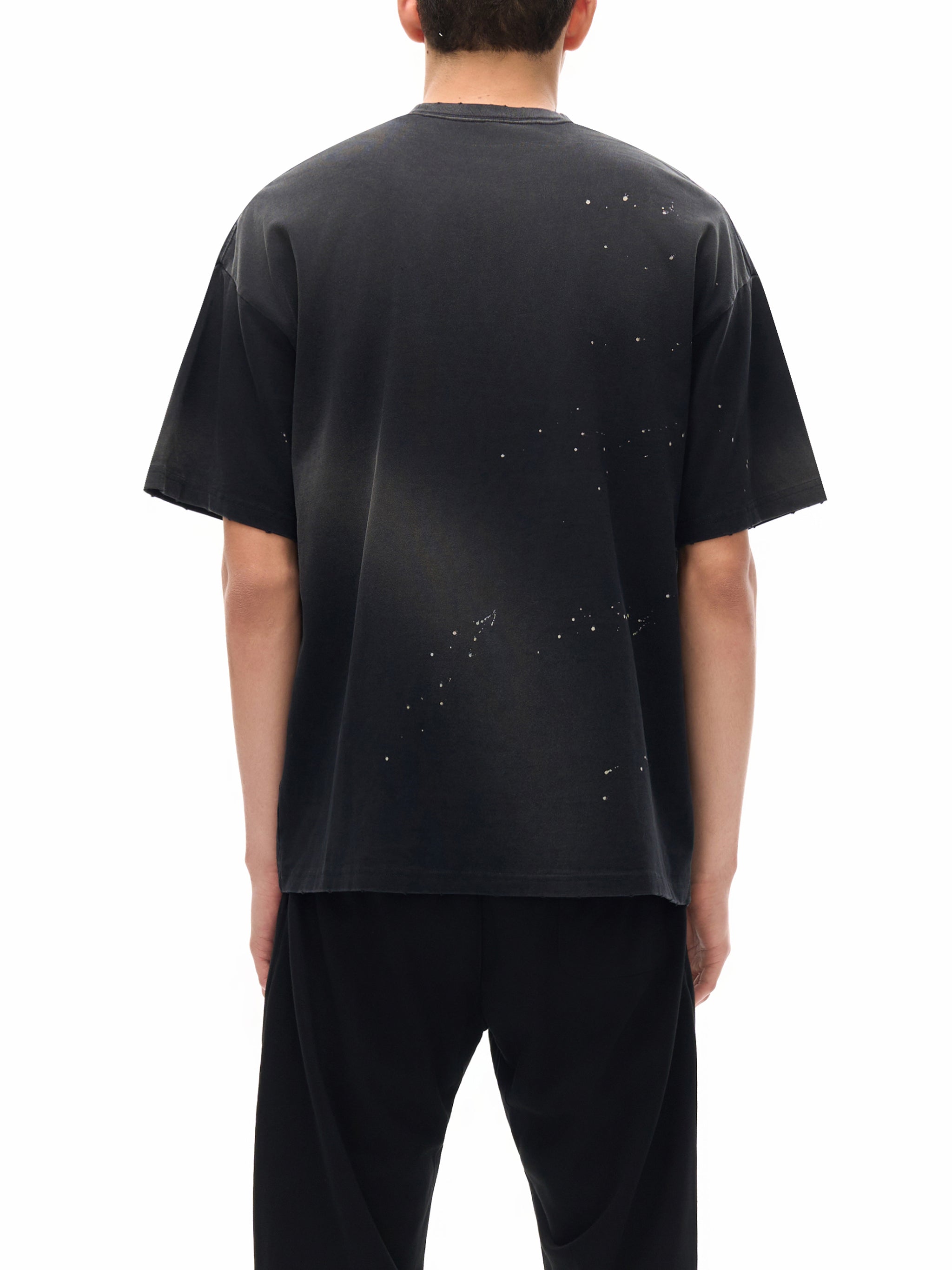 Created to Worship T-Shirt (Hand-Frayed & Sunfade Paint Splatter)