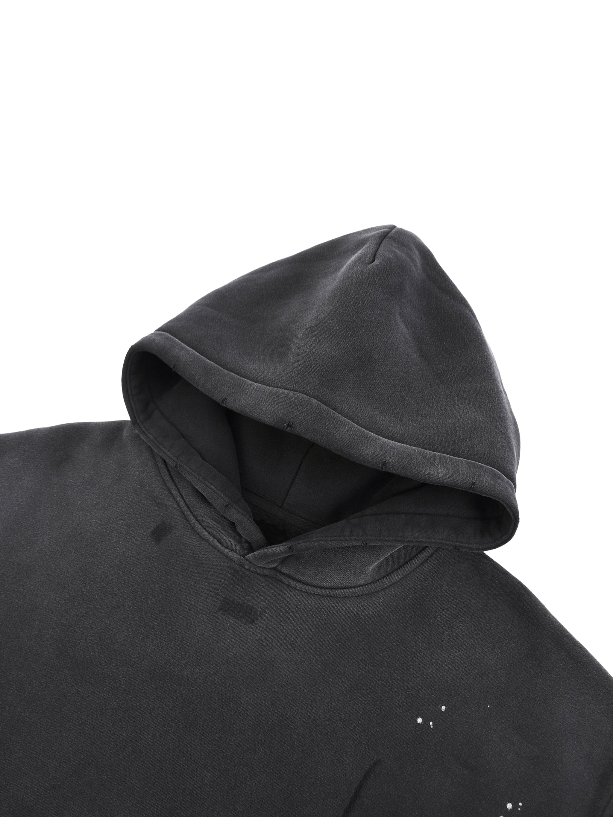 Created to Worship fleece hoodie (vintage washed & frayed)