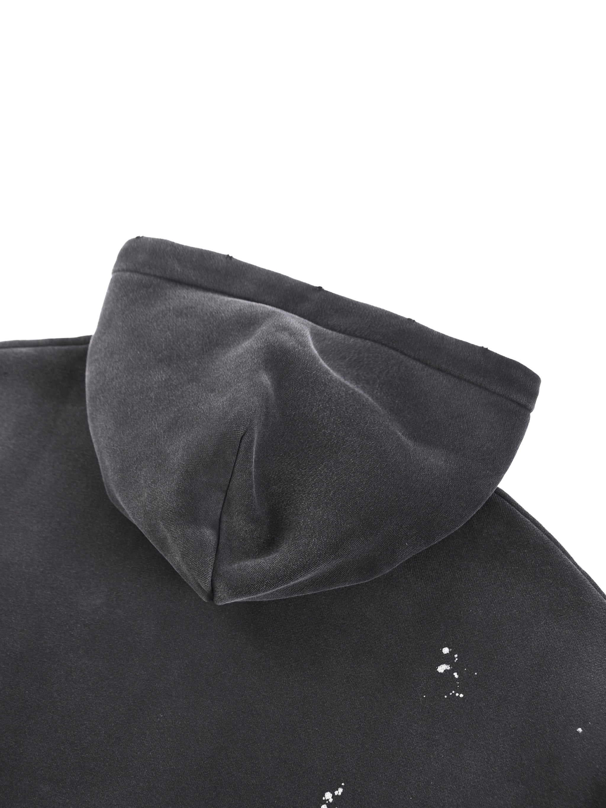 Created to Worship fleece hoodie (vintage washed & frayed)