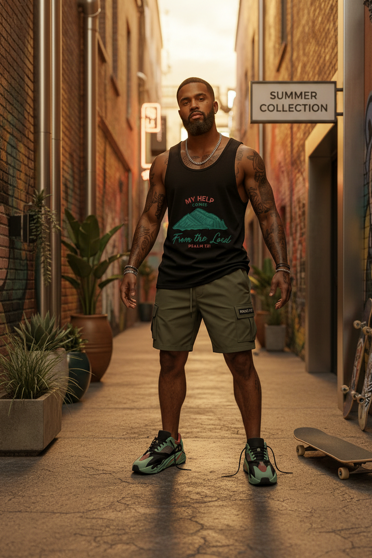My Help Men's Tank Top